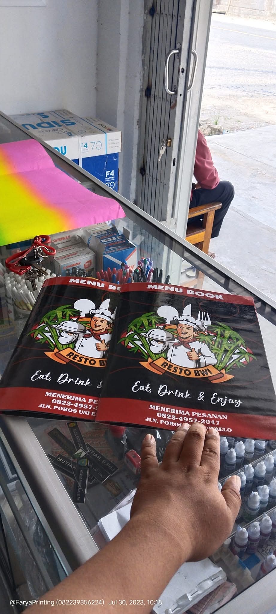 Cetak Buku Menu-Art Paper