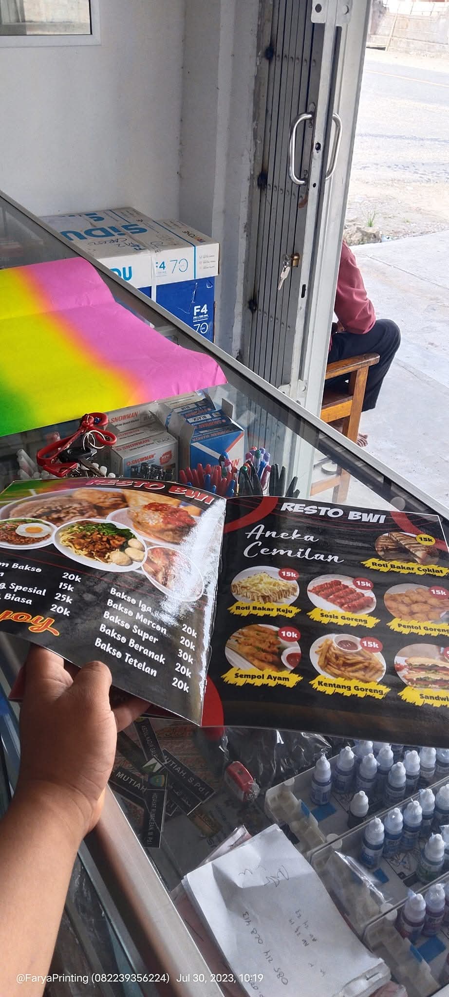 Cetak Buku Menu-Art Paper