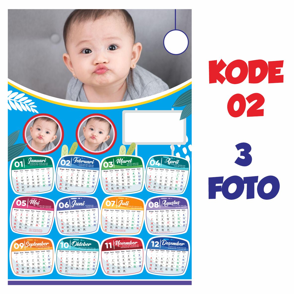 CETAK KALENDER TEMA KARAKTER