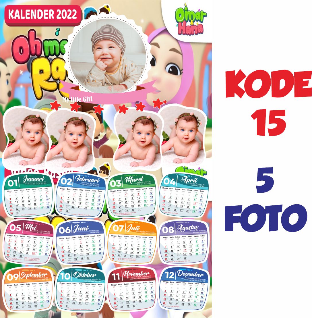 CETAK KALENDER TEMA KARAKTER