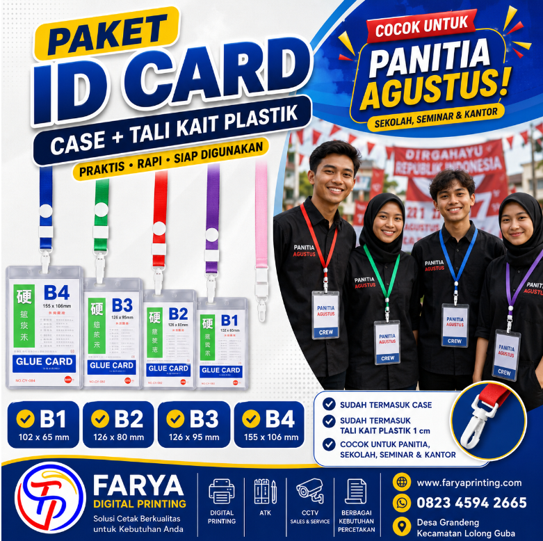 PAKET ID CARD SIAP PAKAI